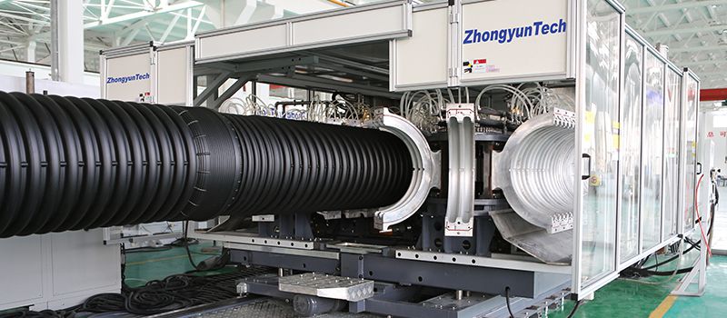 Линия для производства гофрированных труб ZC-1000H (Внутренний диаметр 100 - Внешний диаметр 1000 мм)